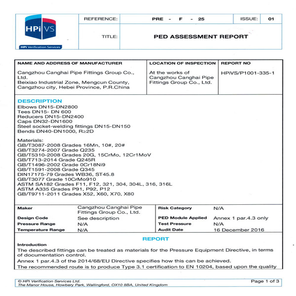 Hebei Wanrui Pipe Fitting Co.,Ltd
